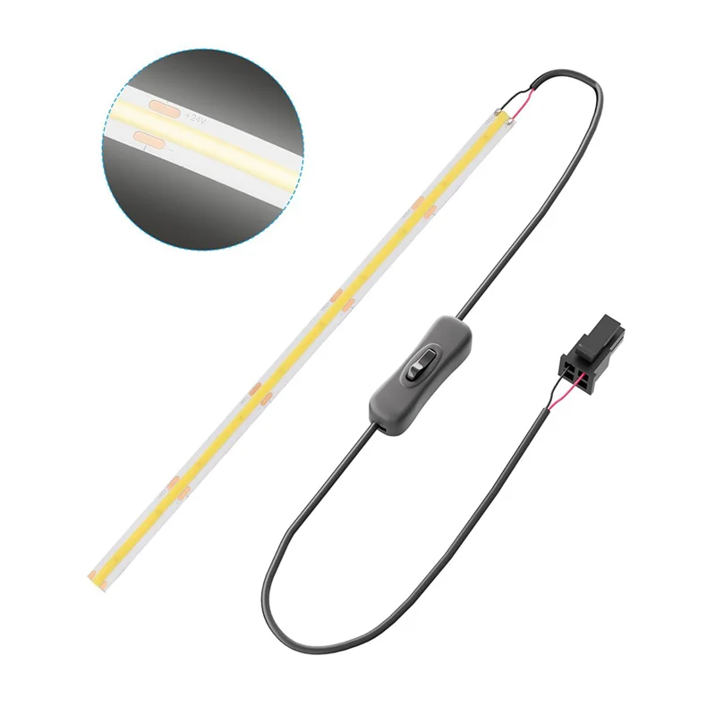 

J1UL1N 3D Printer COB Light Strip Kit Flexible Uniform Light Withhigh Density Only Forbambu Lab A1
