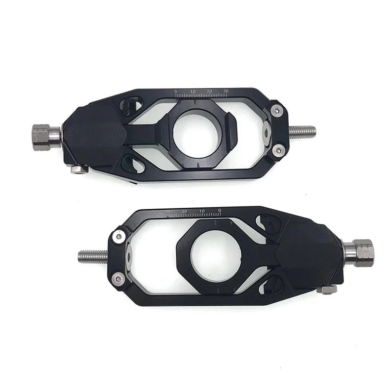 

Motorcycle Chain Adjuster Sliders For TMAX 530 TMAX 560 Rear Wheel Chain Adjuster Regulator Black