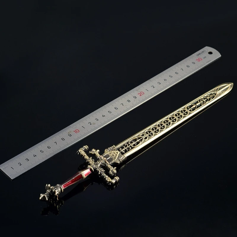 ดาบไนท์แอนด์ไฟร์ ของเล่นดาบคาตานะ ขนาด 30 ซม. ของสะสมจากเกม Elden Ring ทำจากโลหะ เหมาะสำหรับตกแต่งโต๊ะทำงาน ของขวัญสำหรับเด็กผู้ชาย