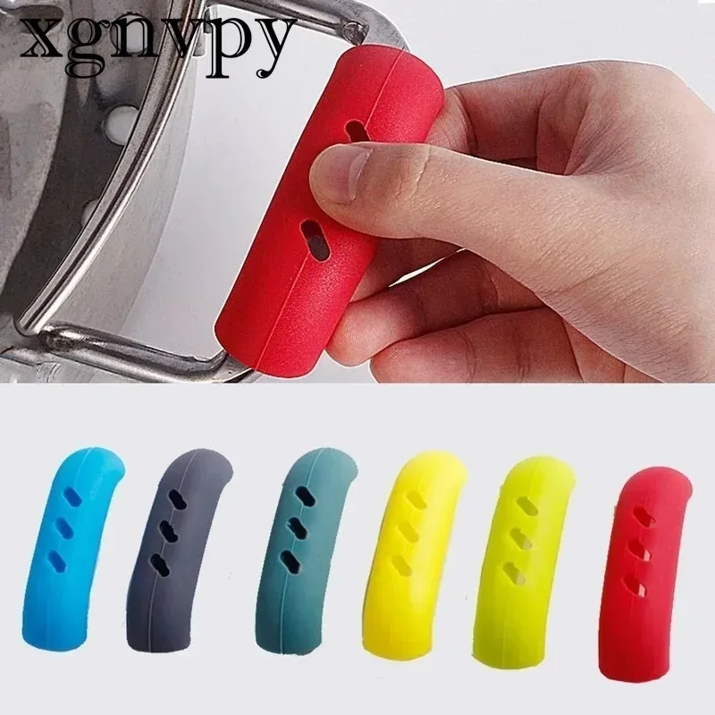 xgnvpy 3 Pair Silicone Handles Anti-Scalding Non-Slip Lid Pot Insulation Glove Clips Kitchen Accessories Tool