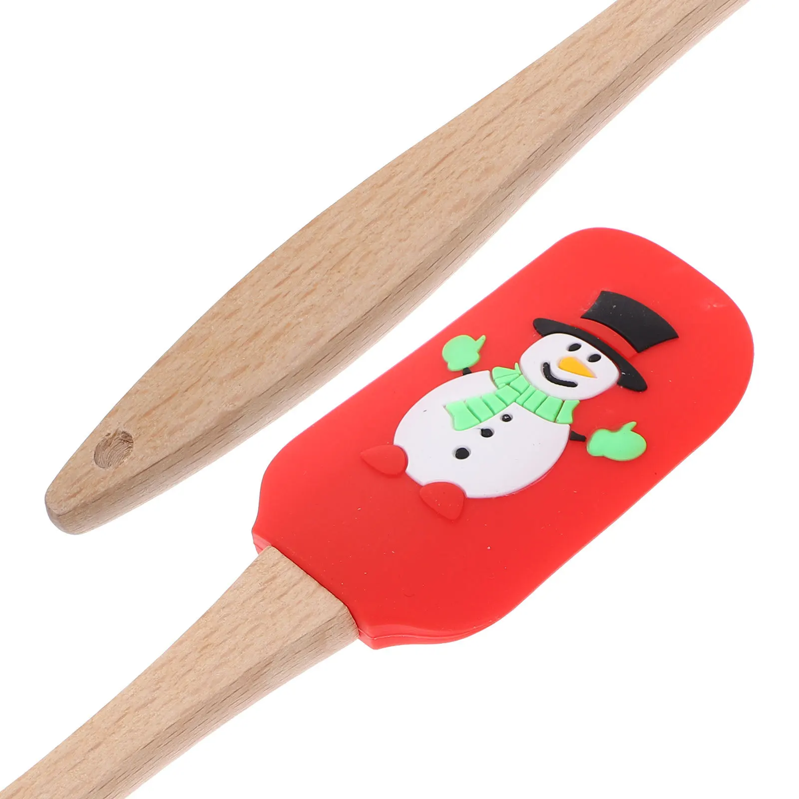 

2Pcs Professional Baking Scrapers Silicone Cake Spatulas Heat-Resistant Easy Clean for Home and Commercial Use