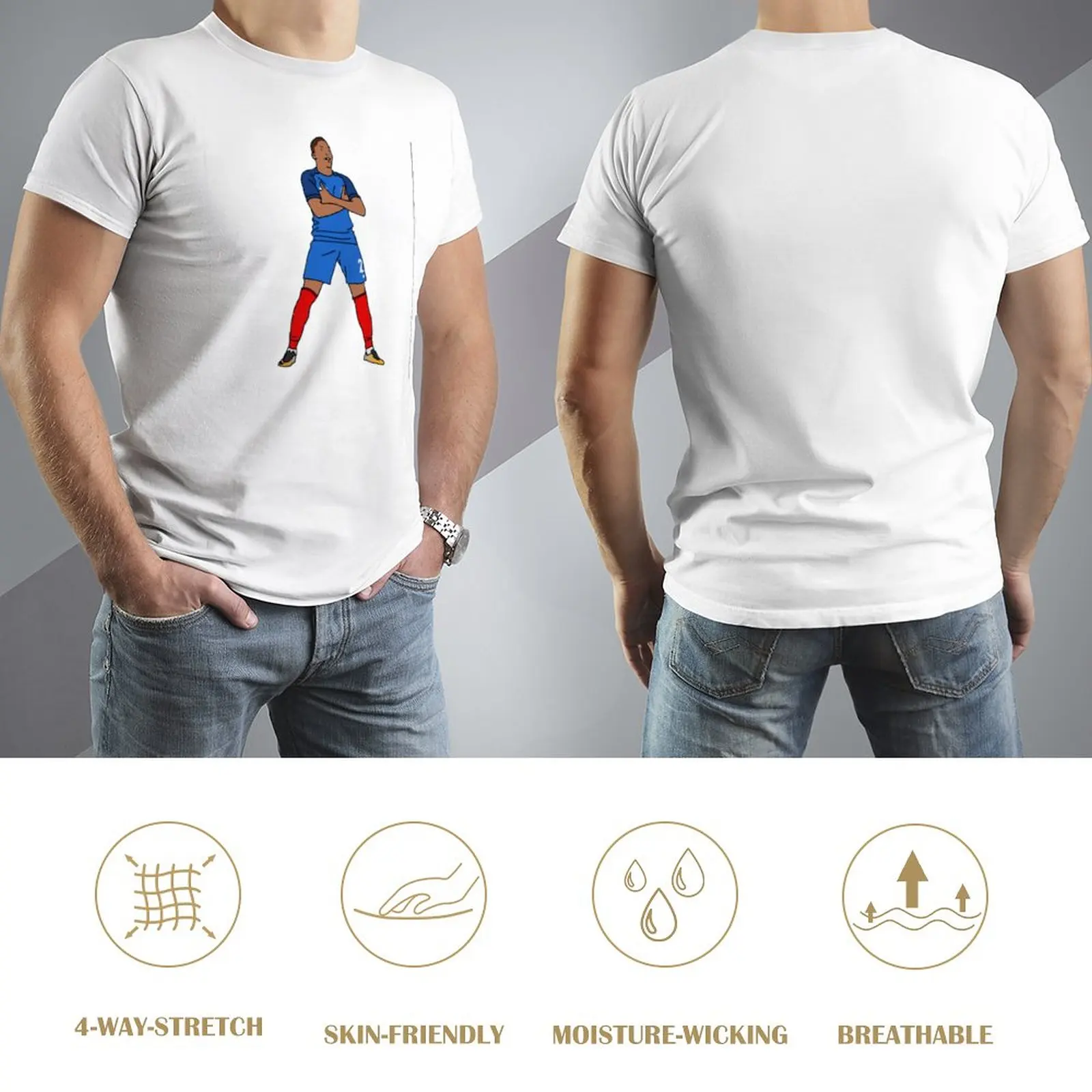 Tshirt Mbappe And Mbappé Kylian  France Football Team Soccer 15 Hot Sale Sports Travel USA Size High Grade