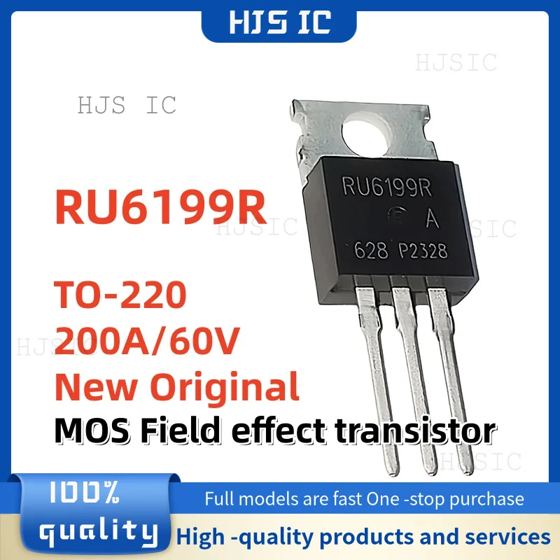 /New Original 10Pcs/ RU6199R TO-220 200A 60V MOS Field effect transistor Best Quality In Stock