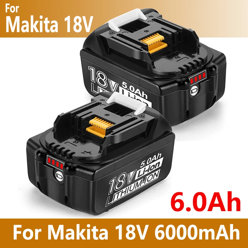 

Suitable for Makita 18V 6000mAh rechargeable electric tool battery lithium-ion LXT BL1860B BL1860 BL1840 BL1815 BL1850 charger