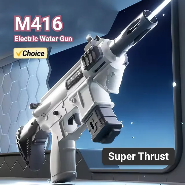 M416 Electric Water Gun Fully Automatic Shooting Toy Beach Outdoor Entertainment Children\'s and Adult Gifts