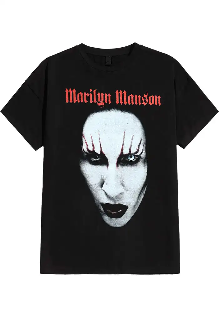 Marilyn Manson - Red Lips - T-Shirt unisex cotton tee