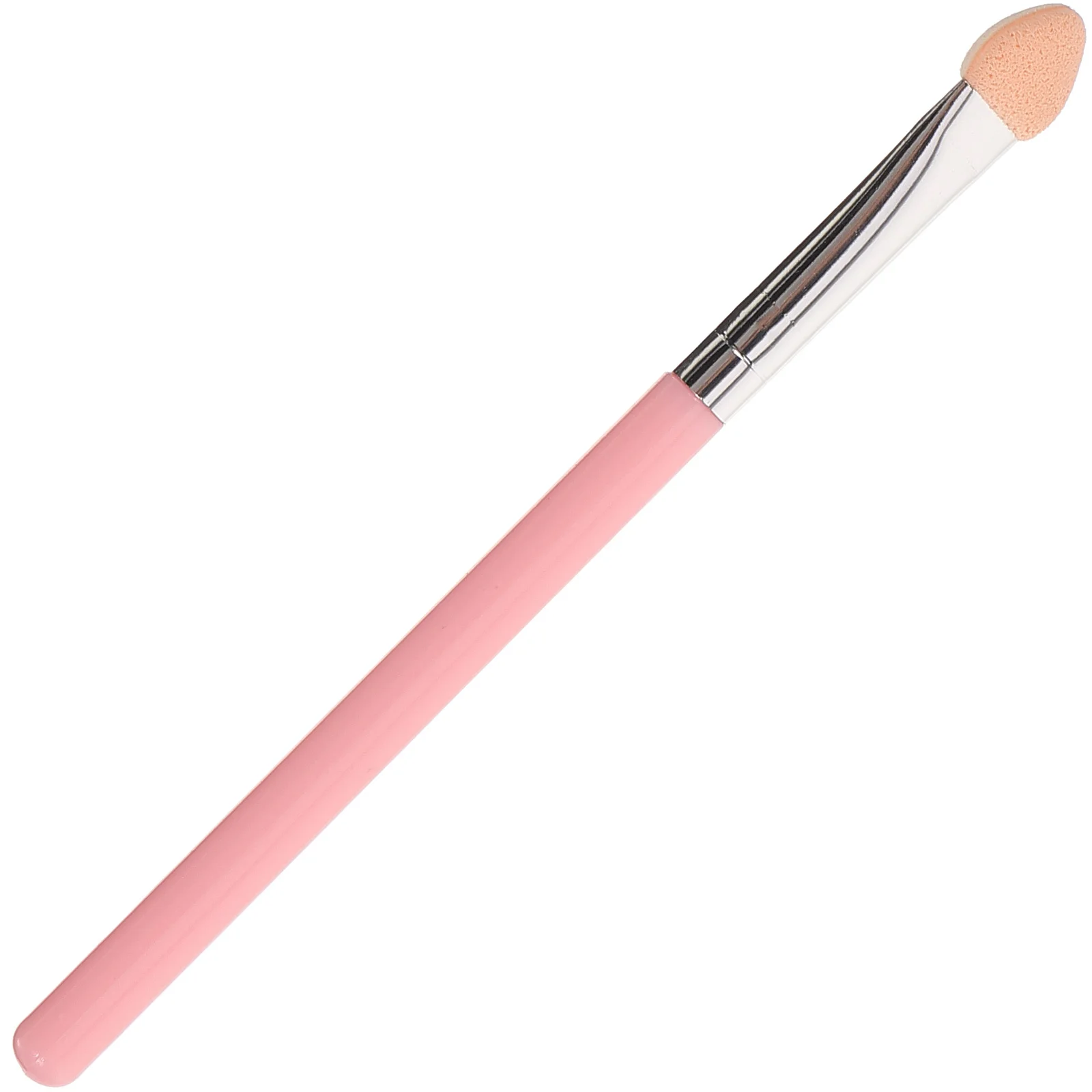 Pincel fino para sombra de olhos, cabo de plástico, textura suave, borracha de látex ultra macia, base de mistura de maquiagem profissional para iniciantes