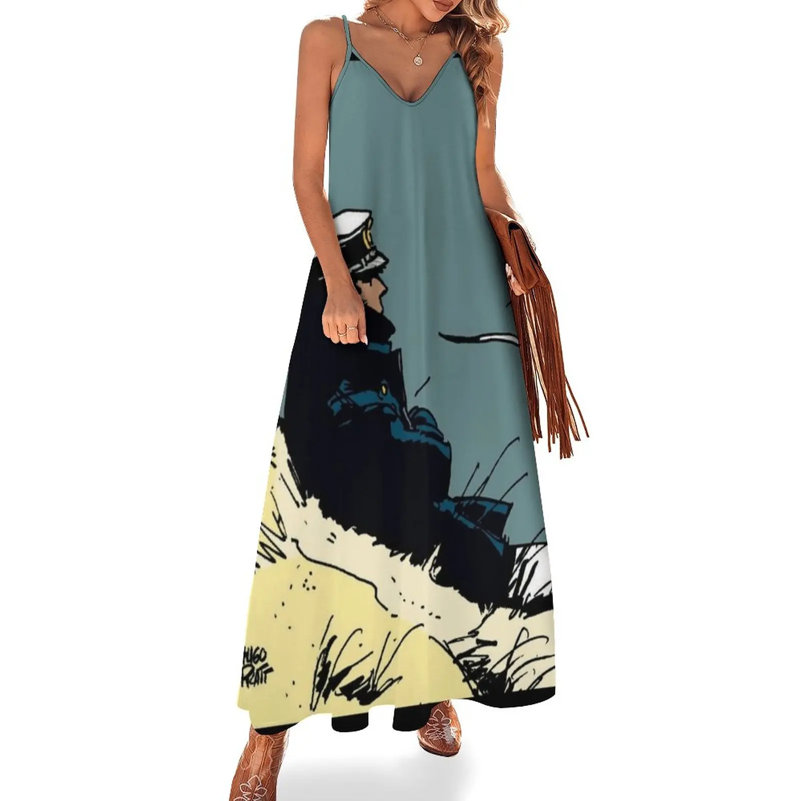 

With Birds Sleeveless Dress dress summer luxury dresses womans clothing