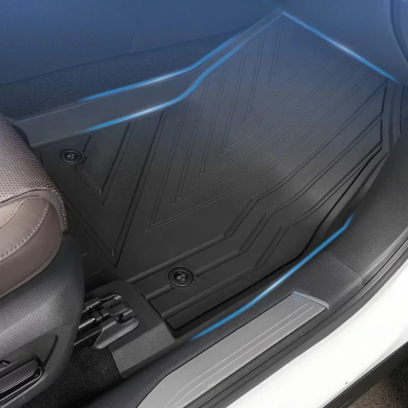 For Lexus RX 300h 350h 500h 2023-2025 High-edge TPE Floor Mats Scratch-resistant Wear-resistant Double-layer Carpet Accessories