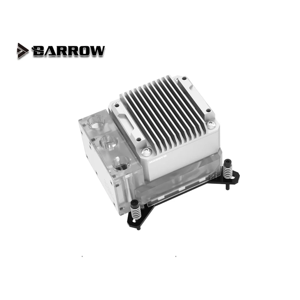 Barrow CPU Block Pump Reservoir One-Piese One PieceThree In One，Water Cooling Radiatir Kit For INTEL/AMD/X99 X299 5V ARGB Light