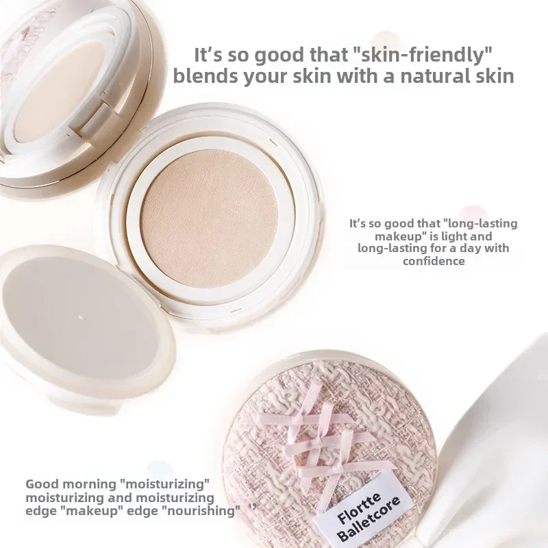 ผลิตภัณฑ์เครื่องสำอาง FLORTTE Ballet Soft Makeup รองพื้นเนื้อแมทท์แบบคุชชั่น BB Cream ควบคุมความมันและเป็นเบสรองพื้น