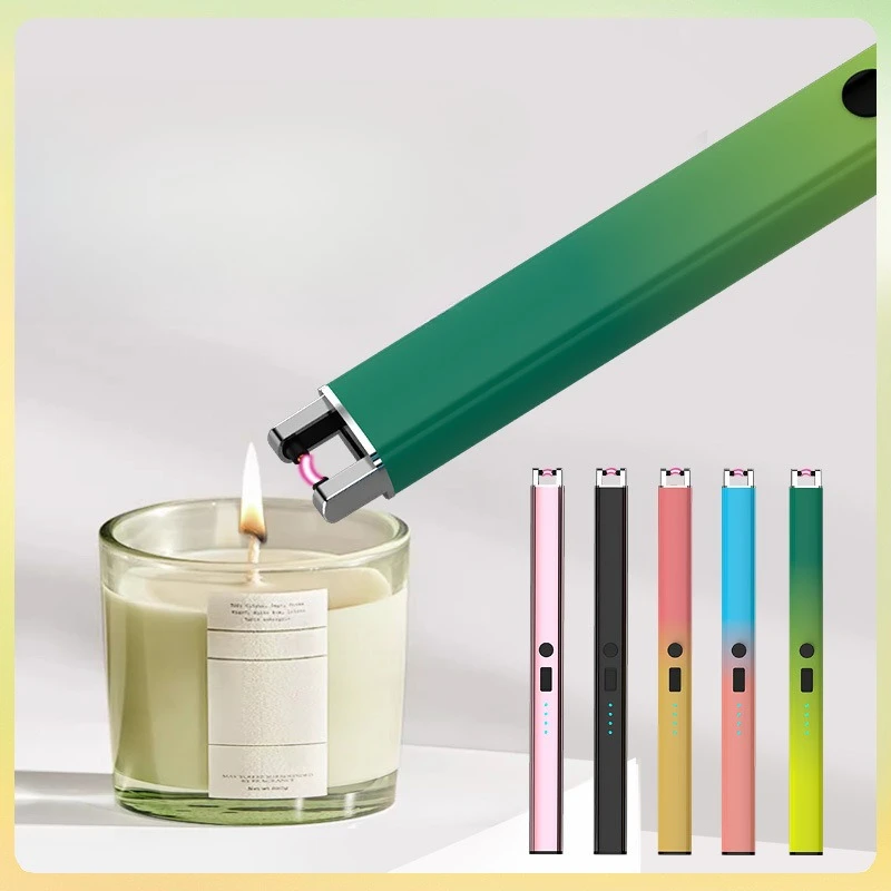 

Popular Metal Kitchen Gas Stove Pulse Igniter Windproof USB Rechargeable Ignition Handle Outdoor Barbecue Camping Ignition Stick