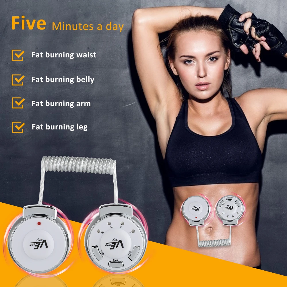 VE Sport Body Liposuction Machine Sticker Belly Arm Leg Fat Burning Body Shaping Slimming Massage Fitness At Home Office Shop