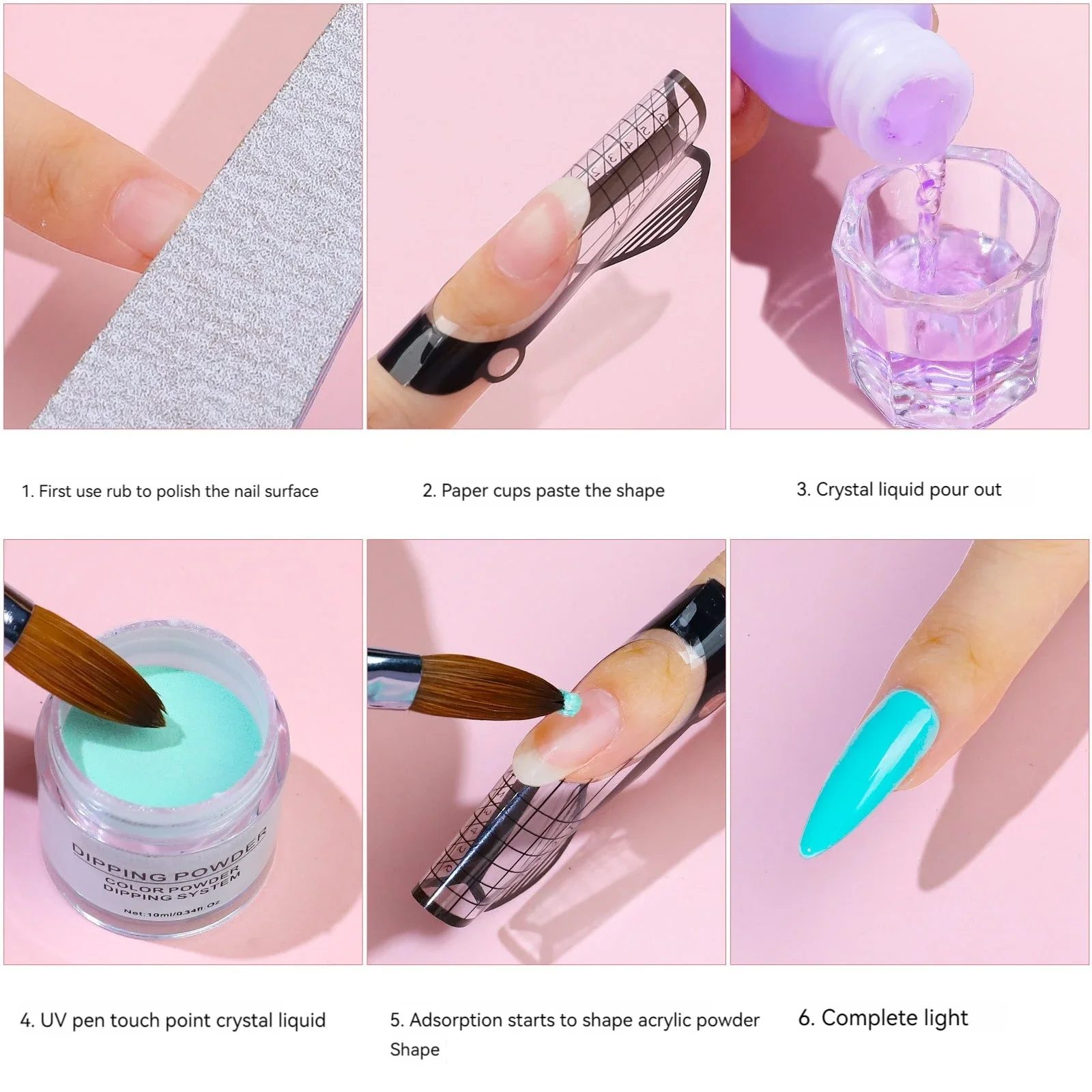 40ml Ema Acryl flüssiges Monomer für Nail Art Carving Extension Tauchen Nagel Gel Entferner Kristall flüssige Maniküre Werkzeuge