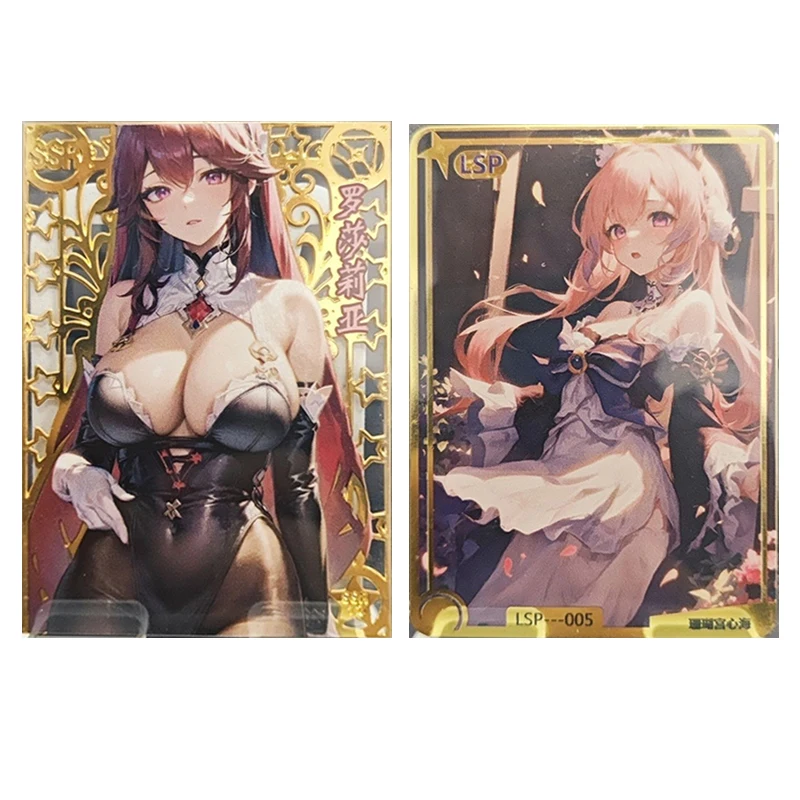 Japanese Anime Goddess Story Yae Miko Shenhe Yoimiya Raiden Shogun Collectible Cards Christmas Birthday Gifts Children's Toys