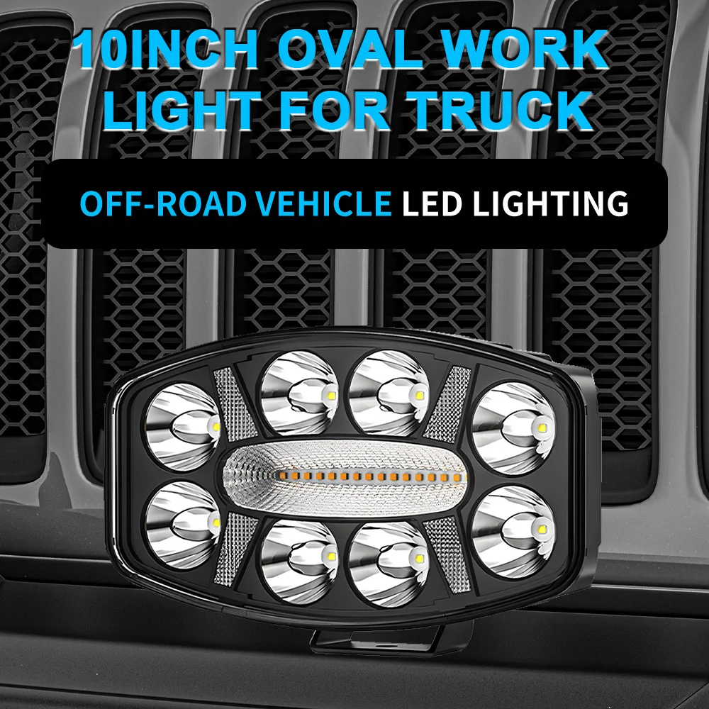 4500LM LED work light Truck modified searchlight drive headlight Auxiliary light Engineering light 45W DC9V-30V 1PCS