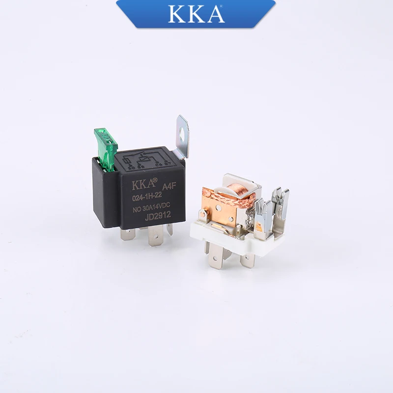 [25pcs/Box]KKA-A4F 30A Automotive Fuse Relay 12V/24V 4pin/5pin for Car Motor Boat Auto Vehicle