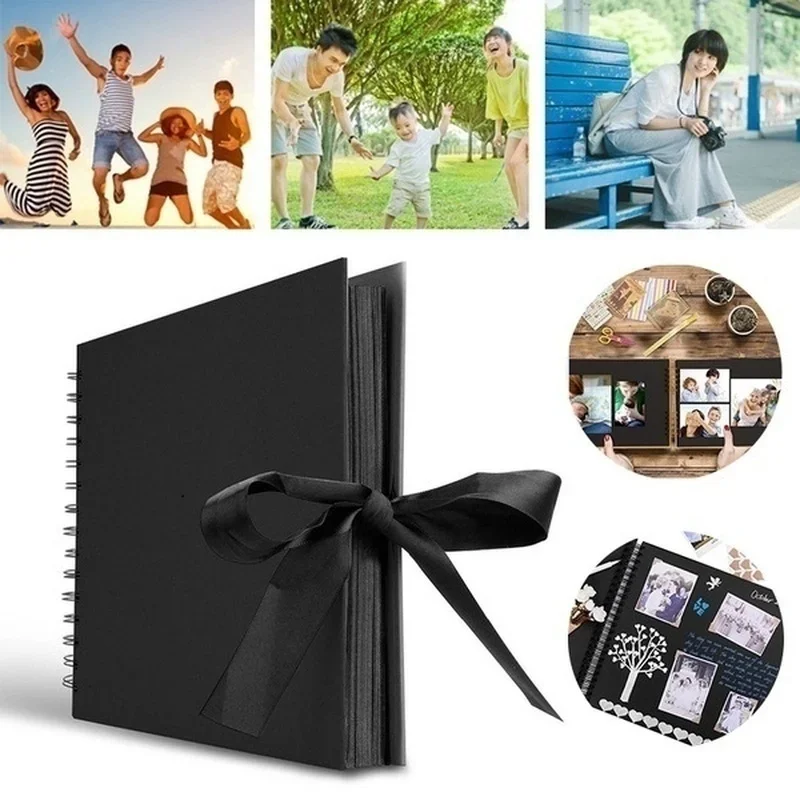 1PC Photo Albums Scrapbook Paper DIY Craft Album Scrapbooking Picture Album for Wedding Anniversary Gifts Memory Books