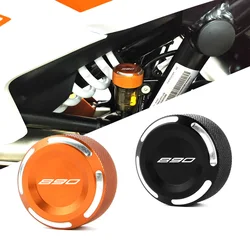 CNC Rear Brake Fluid Reservoir Cap Cover Rear Brake Pump Cap for KTM 890 Adventure/R/R Rally 2021-2023 890 Duke 2021