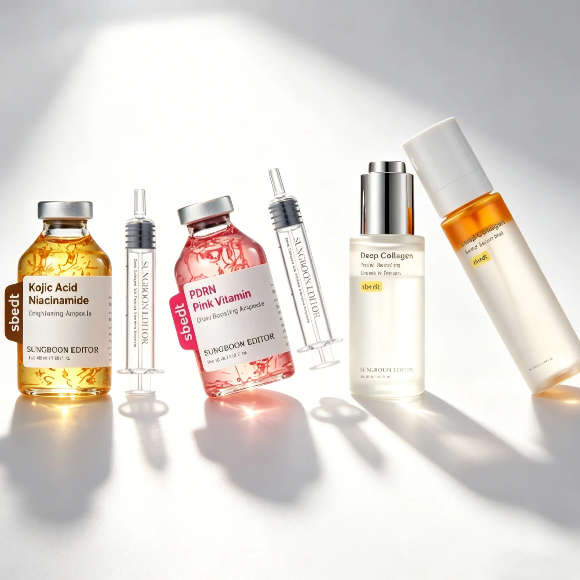 SUNGBOON EDITOR - Serum en Bruma con Colágeno Profundo y Péptidos de Seda, Ampolla Intensiva Reafirmante, Hidrata, Mejora la Sequedad y las Líneas Finas