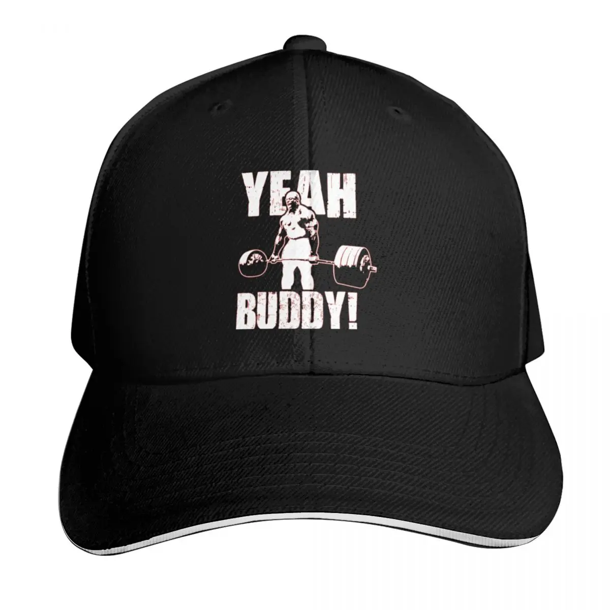 YEAH BUDDY! Red background Ronny Coleman collection Baseball Cap Men Women Casual Summer Sport Sun Cap