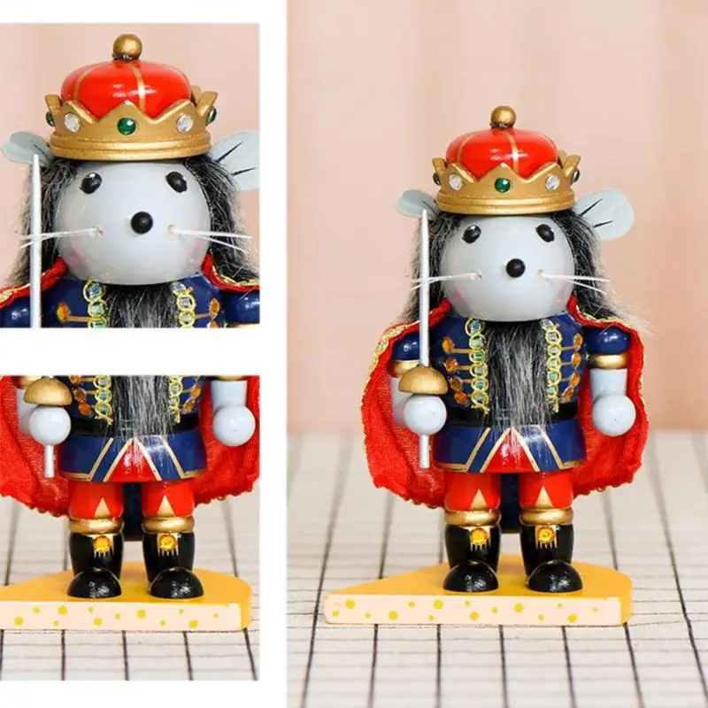 Mouse Nutcrackers,Festive Christmas Decors,Mouse Themed Nutcrackers Collectibles Y5GB