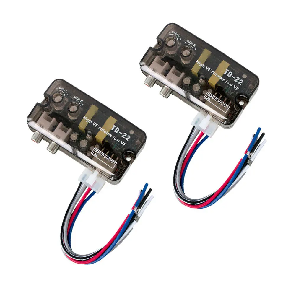 Car Audio Converter High to Low Frequency Delay Function Line Output Converter for Car Amplifier Bass Adapter Bass Knob