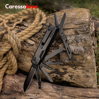5Cr15Mov Combination Multipurpose Tool Folding Knife EDC Detachable Scissors Outdoor Camping Emergency Multitool Pocket Knife