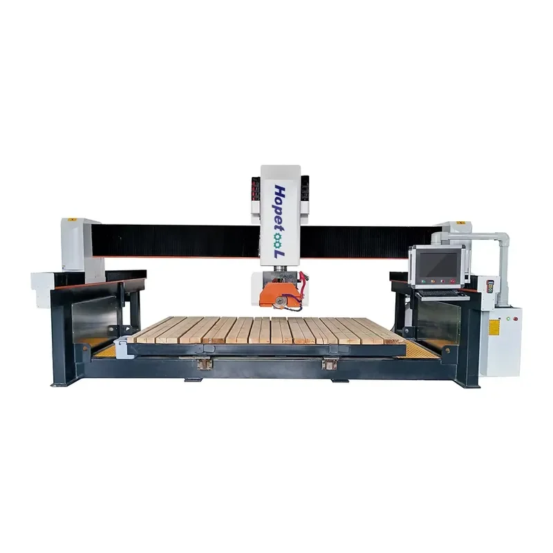 2026 High Speed Granite Marble Tile Cutter Stone Cutting and Sink Cutting Milling Engraving Bridge Saw Machine