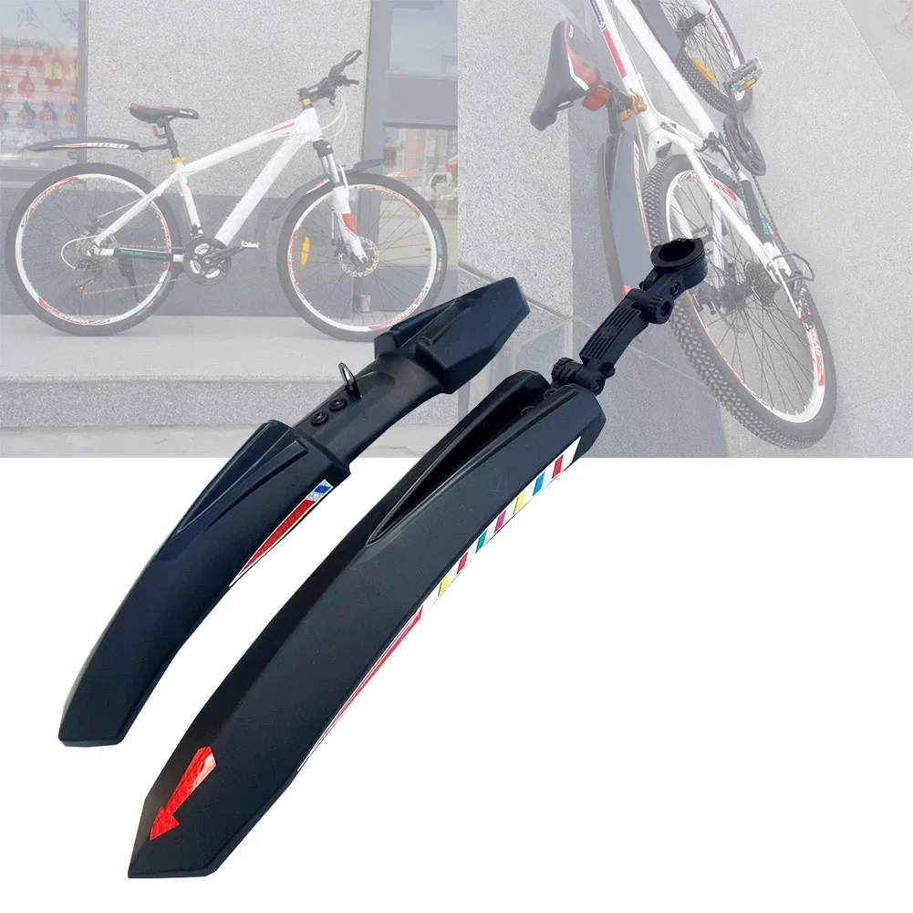 New 2Pcs Bicycle Splash Fenders Set Mountain Road Bike Mudguard Front Rear MTB Mud Guard Wings For Bicycle Accessories