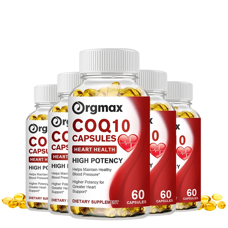 

300mg Organic Ultra High Absorption COQ10 Coenzyme Q10 Blood Vessels & Heart Health Blood Pressure Balance for Old People