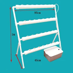 Hydro ponic Grow Kit Hydro ponic System 36 Löcher, Obst, PVC Hydro ponic Pipe Home für Hydrokultur, erd lose Pflanzen anbaus ysteme