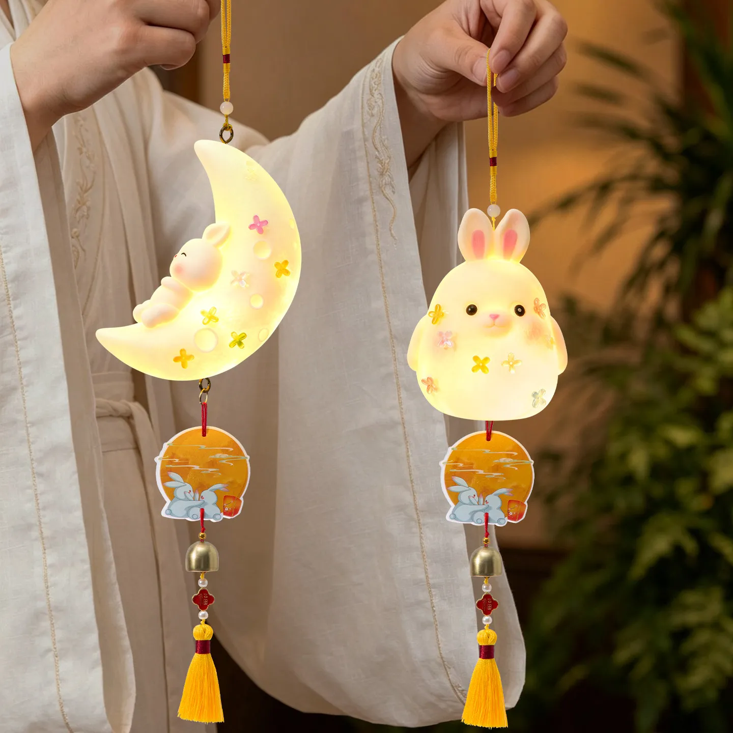 2026-new-diy-handmade-rabbit-lantern-material-kit-for-children-kindergarten-moonlight-lantern-festival-celebration-supplies