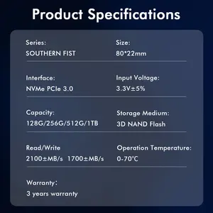 Huadisk SSD NVME M2 PCIe Gen3 Disco de disco duro 128GB 256GB 512GB 1TB Disco duro interno para escritorio de cuaderno 8 mejores ventas RX580 16GB - №1