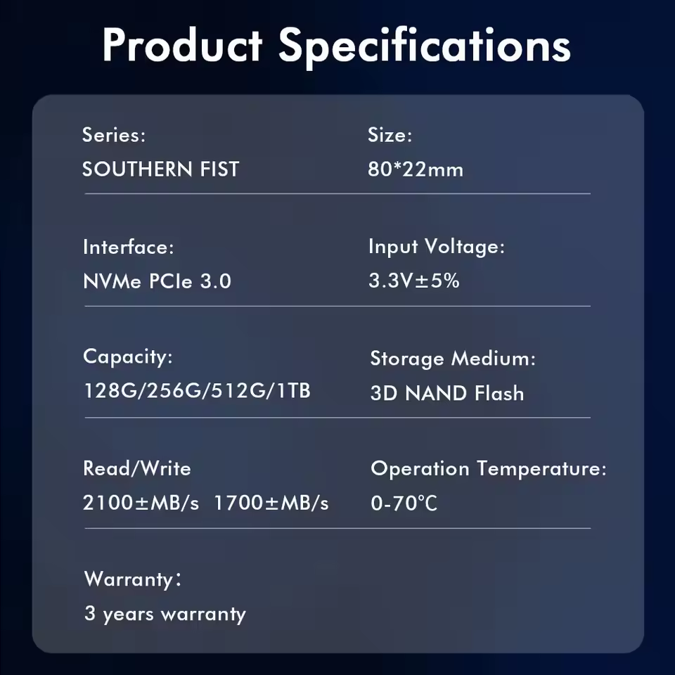 HUADISK NVMe SSD 이미지