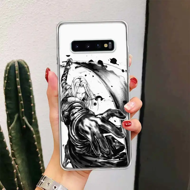 Anime FINAL FANTASY 7 BloodyBeni For Samsung Galaxy Note 20 Ultra 20 10 Pro 9 8  Phone Case S10E S10 Plus S9 S8 + S7 Edge M21 M3