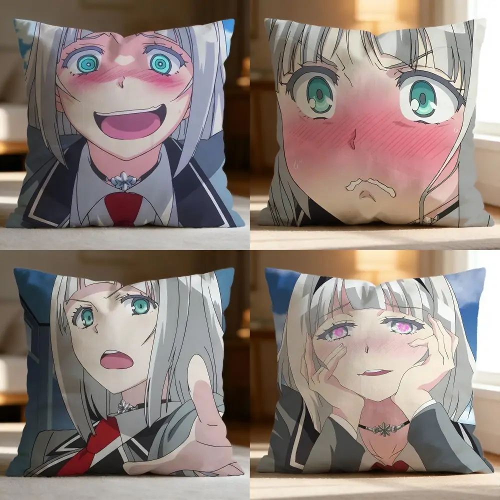 Anime Shimoneta Kissenbezug, weicher, waschbarer Kissenbezug, für mehrere Szenarien, für Couch, Bett, Reisen, Büro