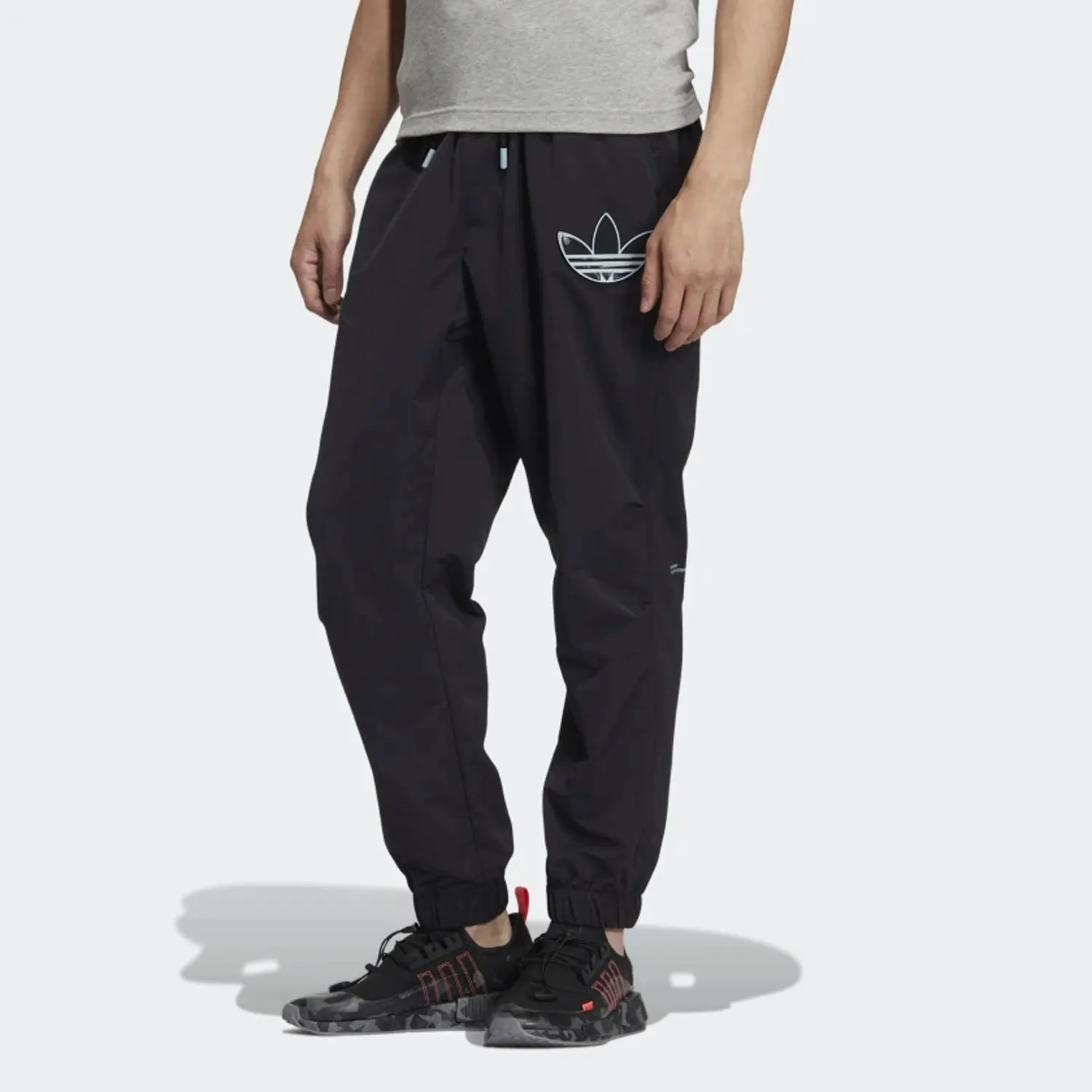 Adidas Official Genuine Three Stripes New Men's Sports Casual Tapered Long Pants HS2001