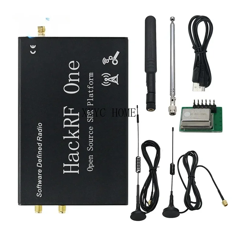 20PCS TZT HackRF One R9 1MHz-6GHz Software Defined Radio Platform V1.9.1 GPS Simulator w/ Shell Four Antennas