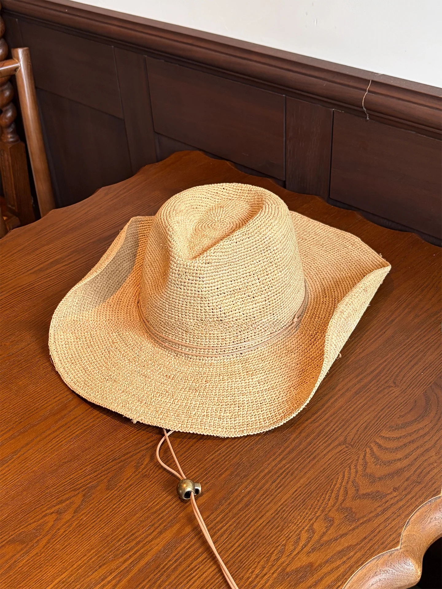 lafite-straw-hat-spring-summer-beach-vacation-sun-protection-wide-brim-cowboy-hat-for-men-and-women-breathable-adjustable