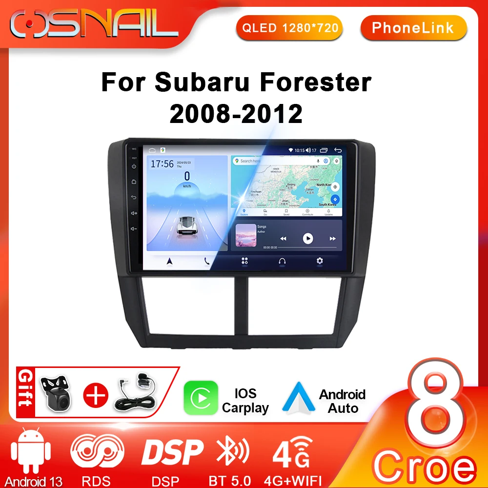 

Автомагнитола на Android 13 для Subaru Forester Impreza 2008-2012, мультимедийный видеоплеер, стерео, 2DIN, GPS-навигация, Авторадио