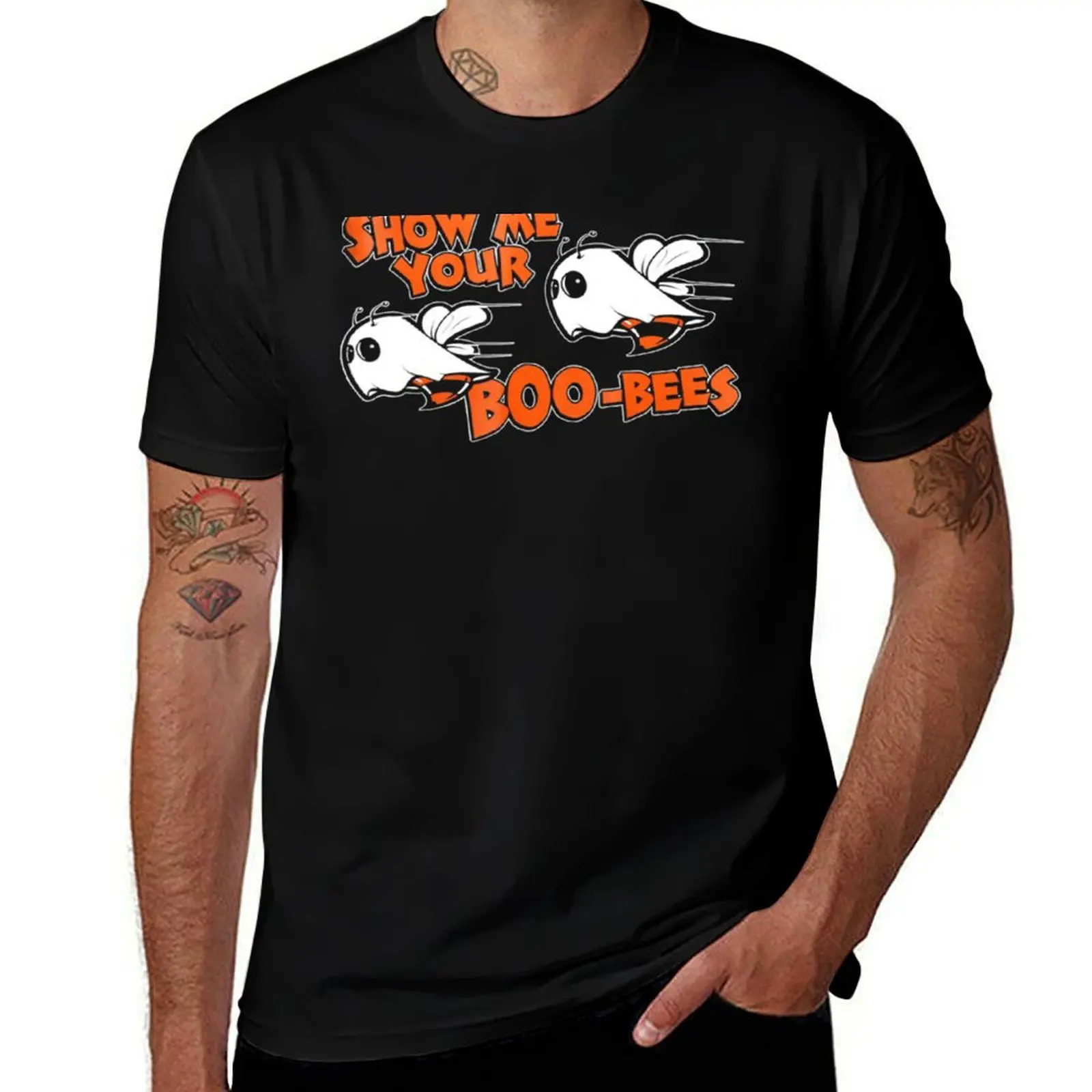 

Bees T-Shirt T-Shirt Show shirts Tshirt funny man cotton Me Boo Your Halloween cotton t t shirt man t shirt man