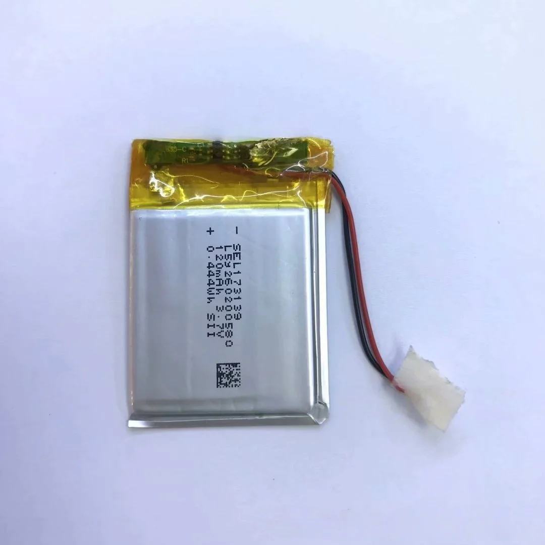 Ultra-thin 173139 Lithium Polymer Battery 120mAh 3.7V For Smart Wearables Oximeter and Other Medical Products