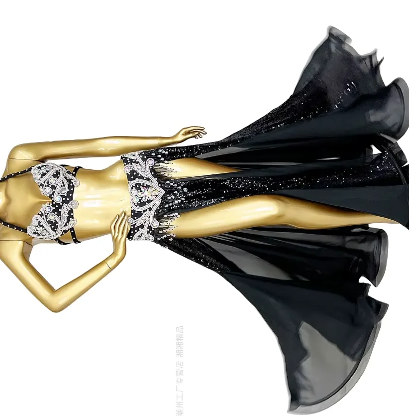 

New sexy plus-size belly dance performance costume, catwalk show opening dance competition dance costume, performance costume se