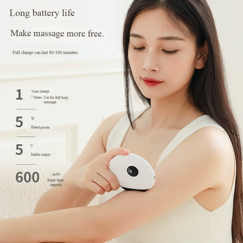 

Умный электрический инструмент Bian Stone Gua Sha, 9-вибрационный массажер для лица для лифтинга, уменьшения морщин и релаксации