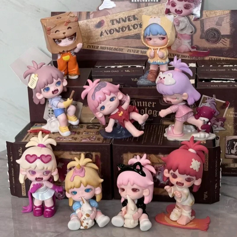 New Yobu Inner Monologue Series Blind Box Toys Kwaii Mystery Box Mistery Caixa Misteriosa Caja Action Figure Model Grils Gift