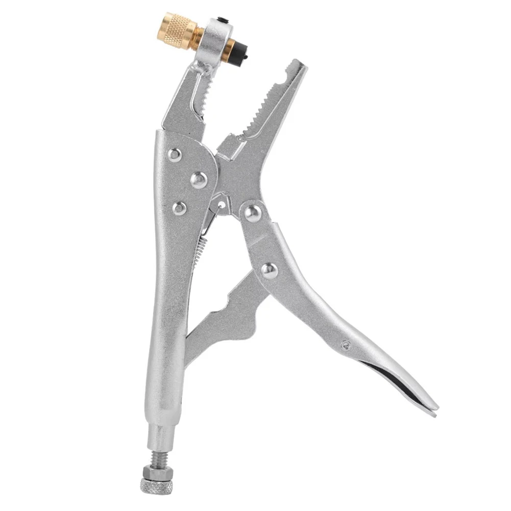 Line Piercing Tool AC Recovery Plier 14 Inch Interface Alloy Construction Steel Alloy Build For Air Conditioning Systems