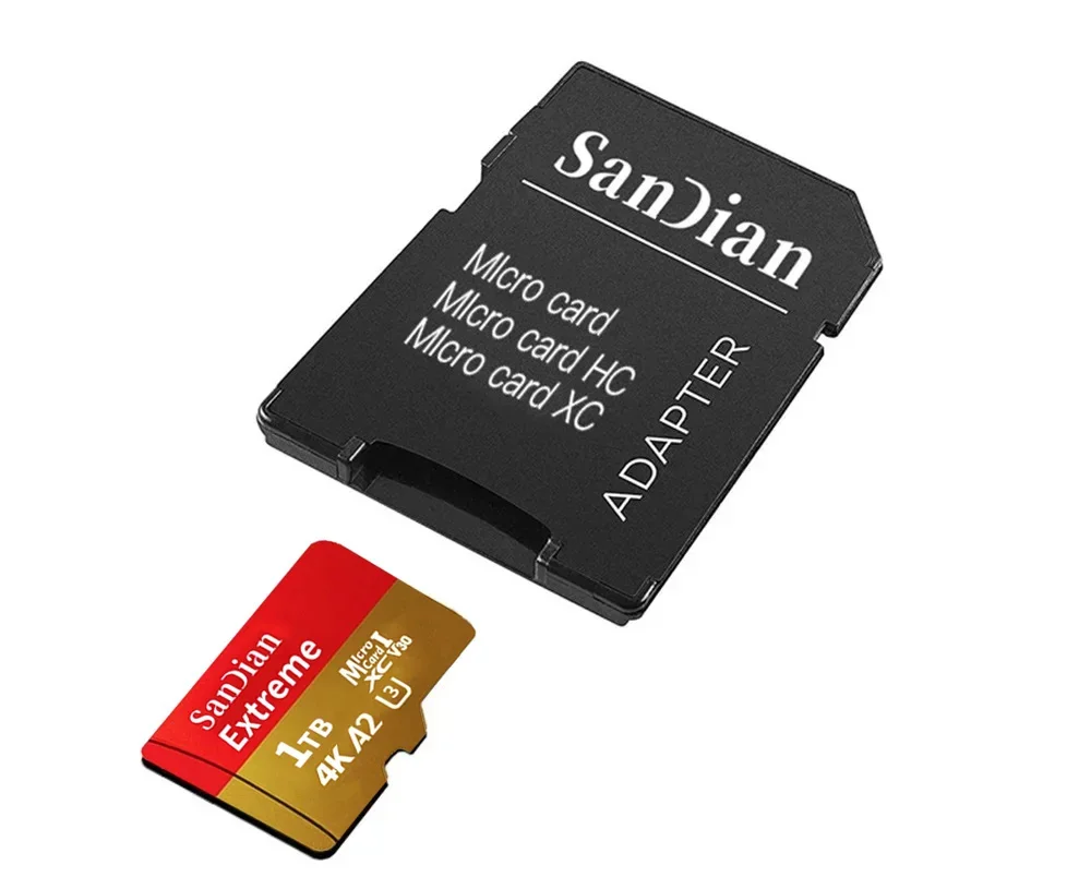 Carte mémoire Micro TF/SD originale de classe 10 pour téléphone, appareil photo, tablette, importateur, flash, 128 Go, 256 Go, 512 Go, 1 To