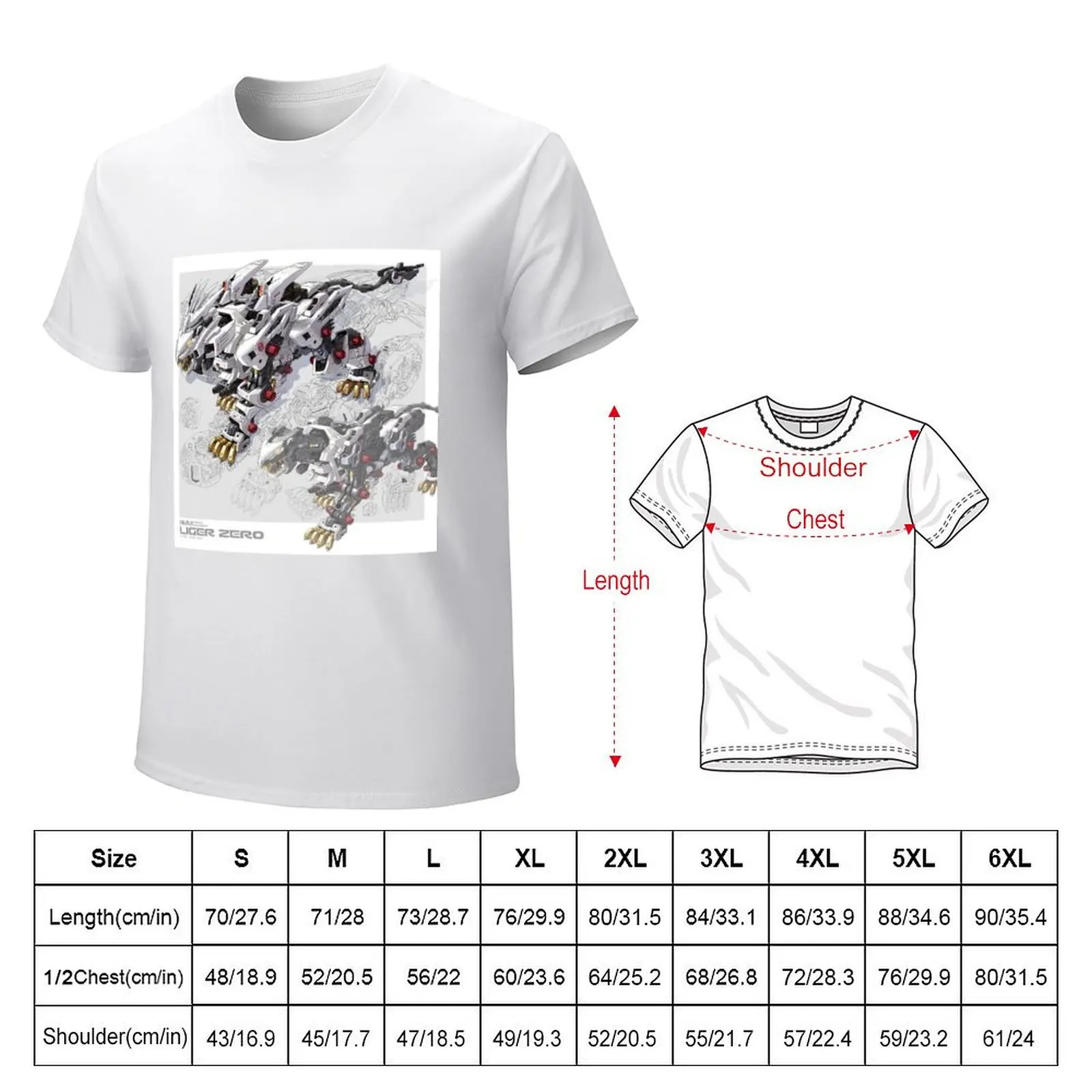 Liger Zero T-shirt sublime boys whites animal prinfor boys korean fashion black t shirts for men