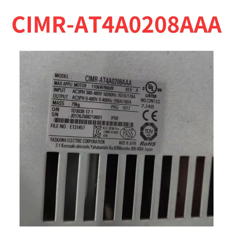 

90% new CIMR-AT4A0208AAA frequency converter tested OK